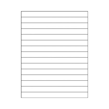 Accuform INKJETLASERJET INSERT SHEETS 8 INCH 1 in  LMS820 LMS820